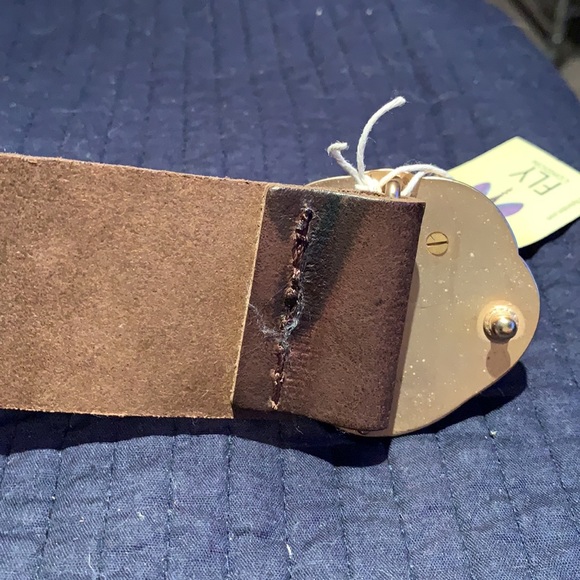 Fly London Cacau Lule Leather Belt - Picture 3 of 6